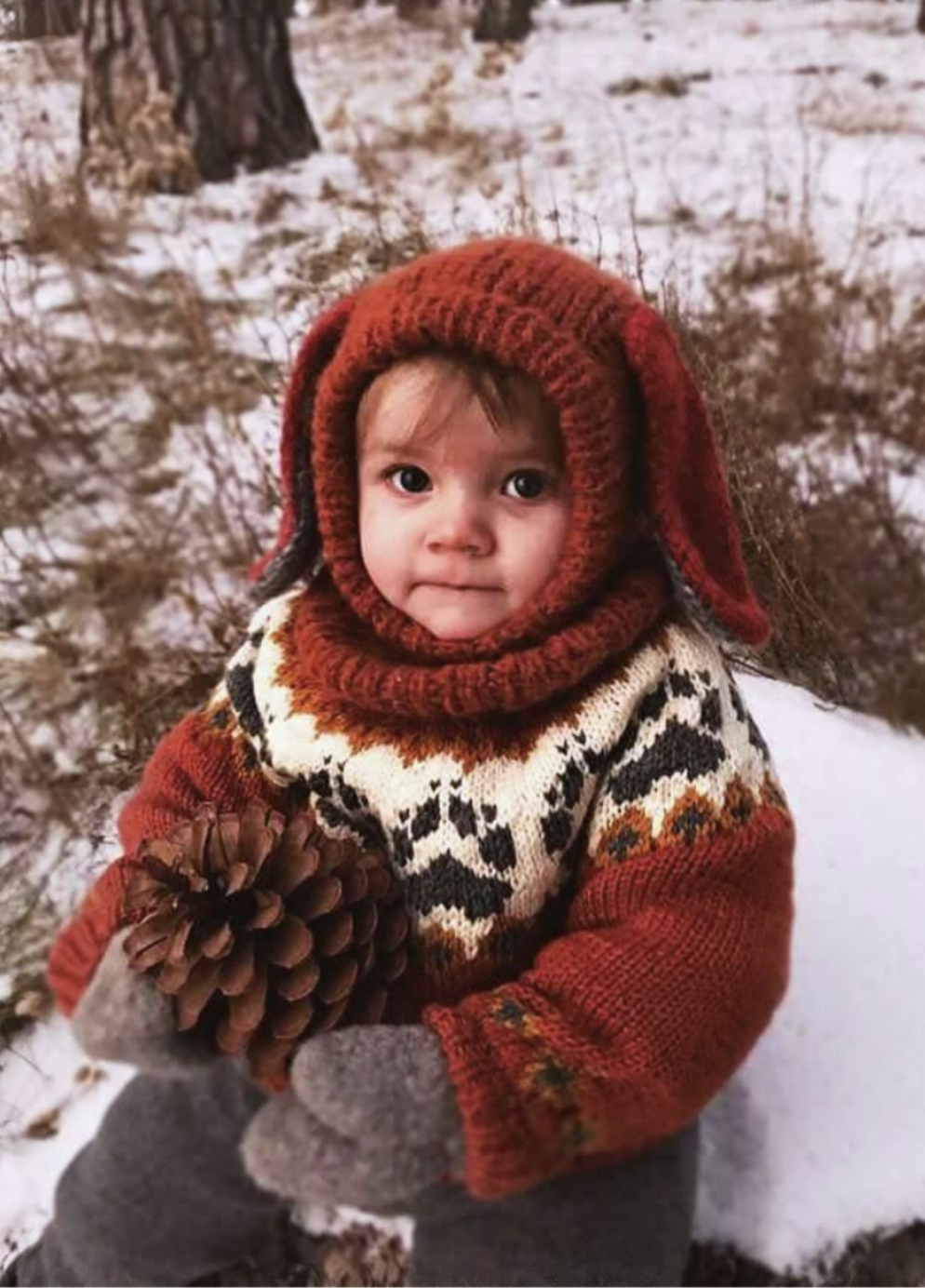 Linka  NeumannVillmarksbarn i fire farger - garnpakke, designet av Linka Neumann