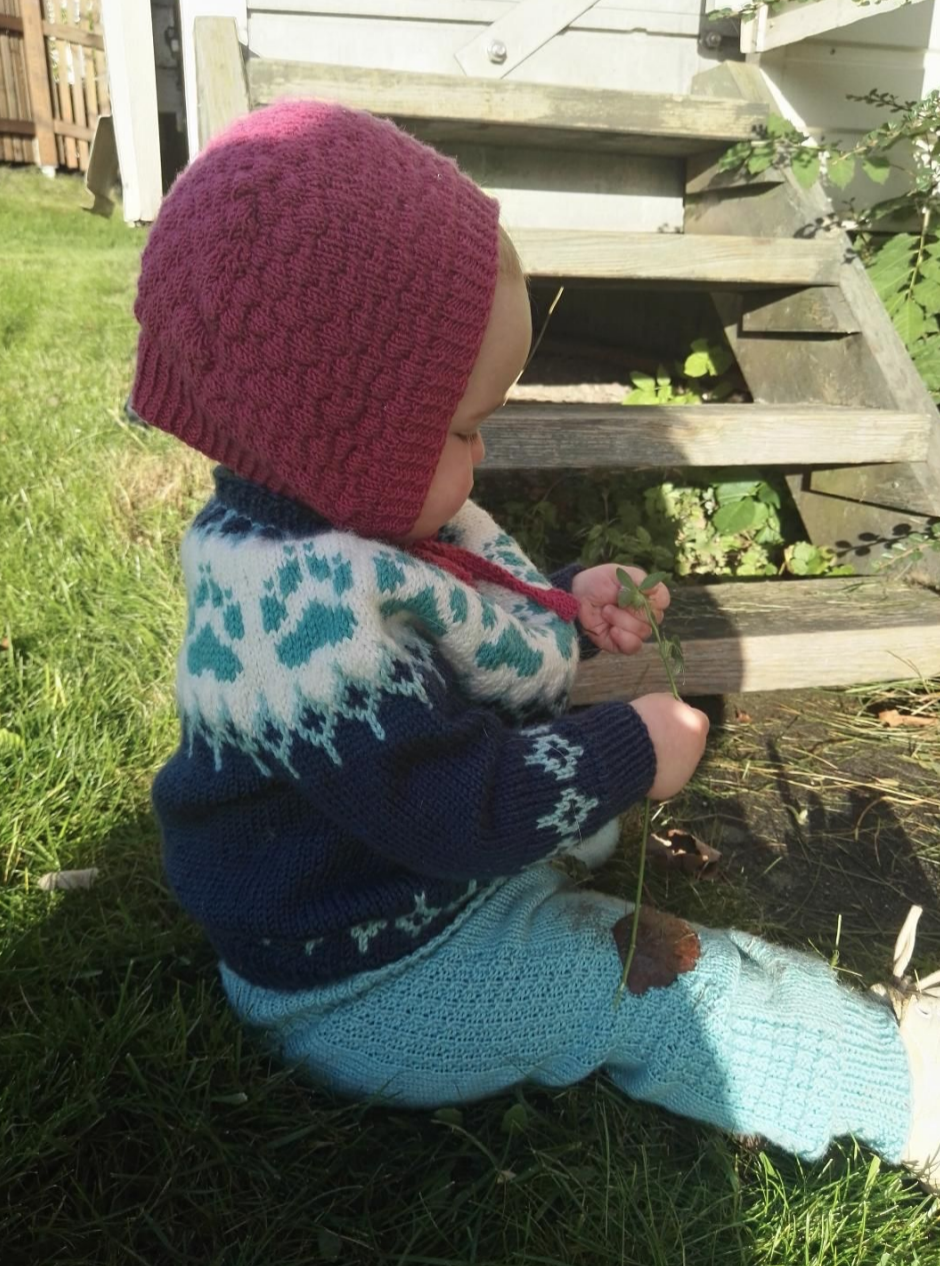 Linka  NeumannVillmarksbarn garnpakke, designet av Linka Neumann