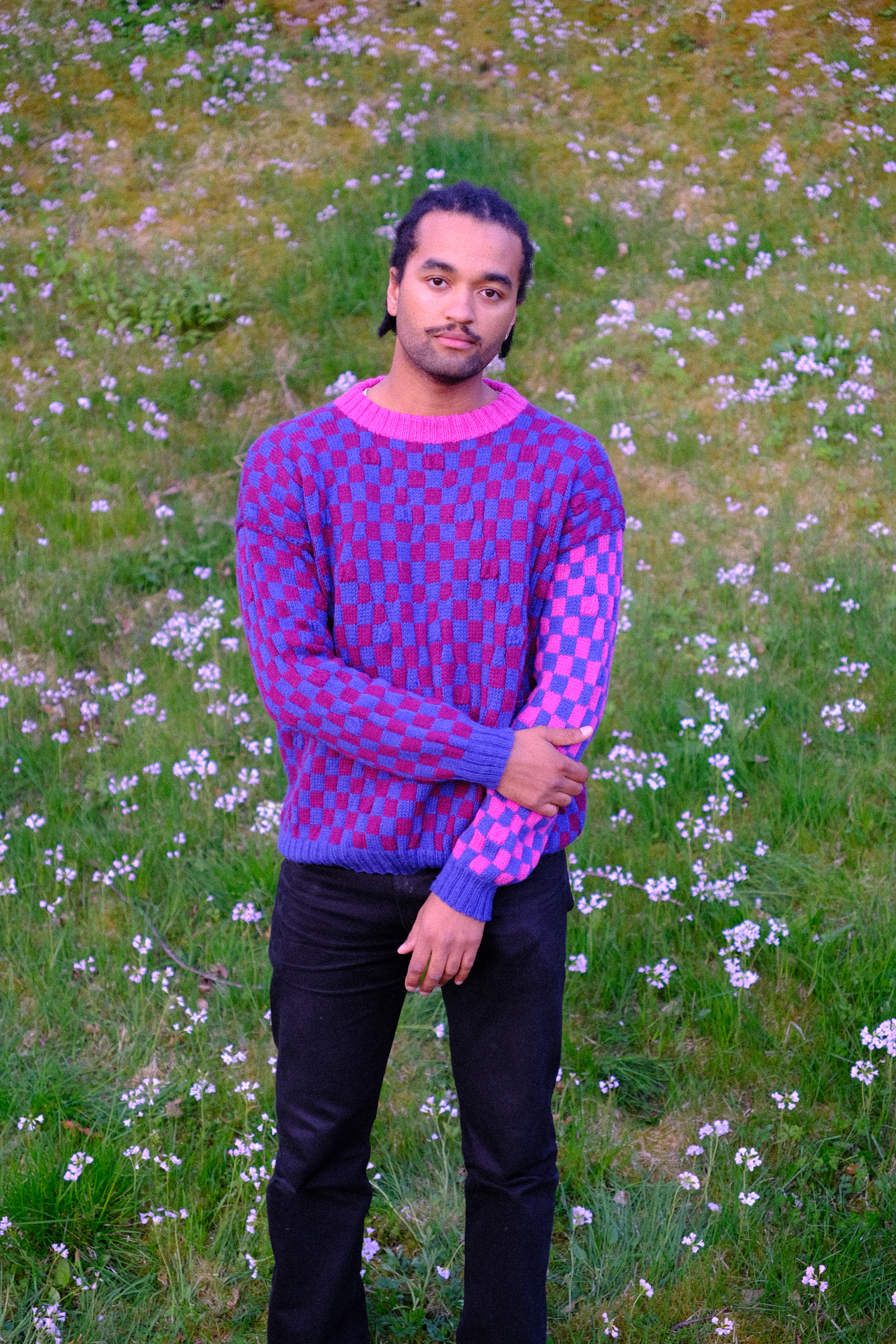 Strikk by TøflRute genser